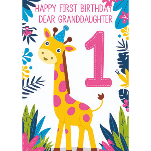 Picture of HAPPY FIRST BIRTHDAY GRANDDAUGHTER